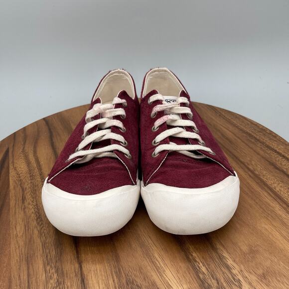 Keen Coronado III Shoes Womens Size 9 Red Leather Casual Comfort Walking Sneaker - Picture 2 of 9